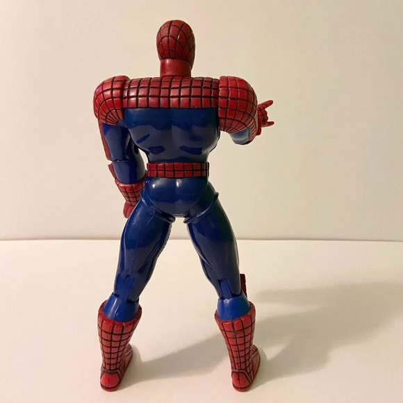Vintage 1995 Toy Biz Spiderman 10  Inch Tall Poseable Action Figure - Picture 4 of 13